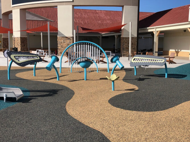musical instrument play structures