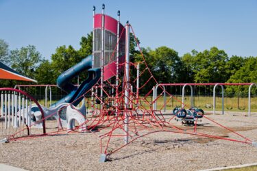 view of playground from distance